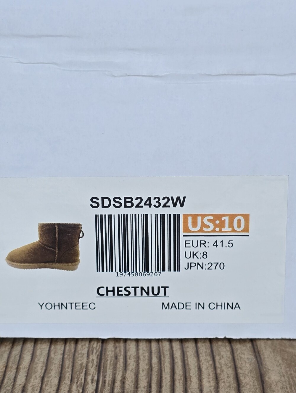 Dream Pairs Cozy Women's Ankle Boots Size 10 NIB - Picture 8 of 8